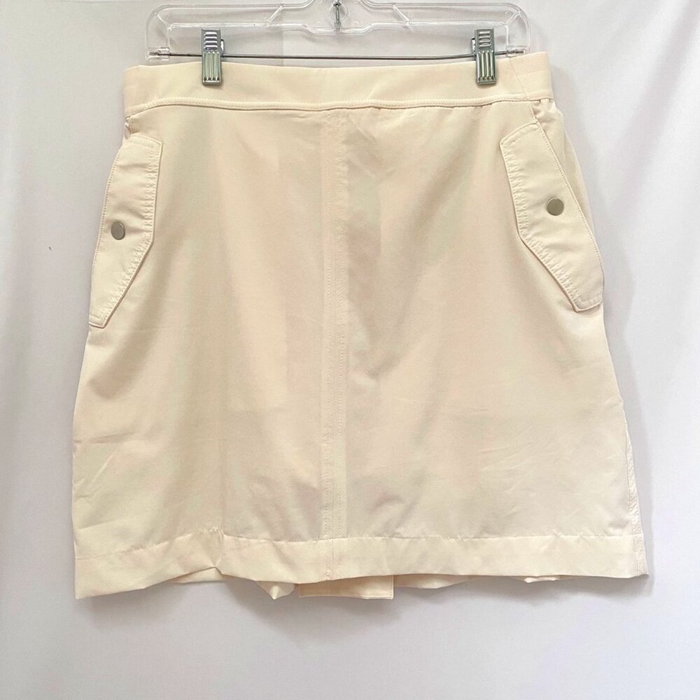 Athleta Womens Vienna Cargo Skort Size 14 White Athletic Skirt Hiking Gorpcore